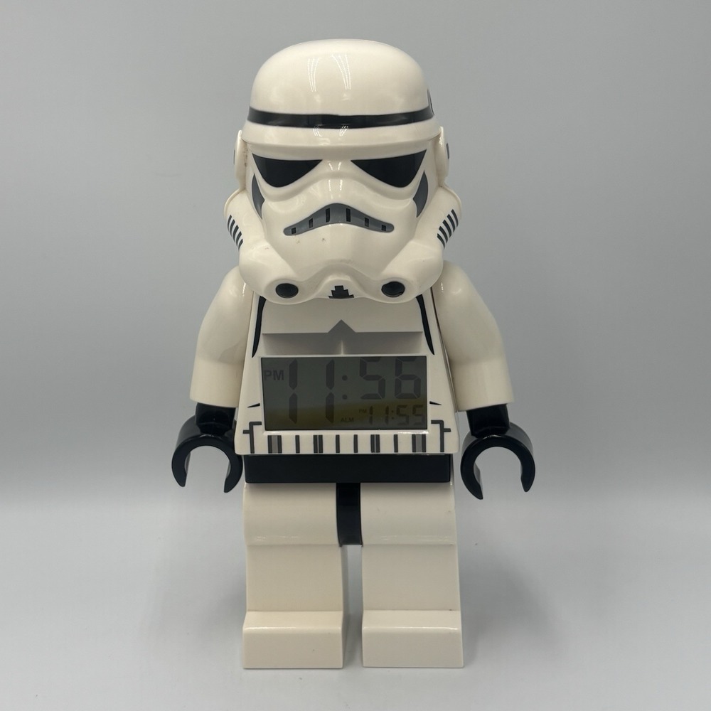 LEGO Star Wars Stormtrooper Mini-Figure Light Up Alarm Clock 2856081 WORKS